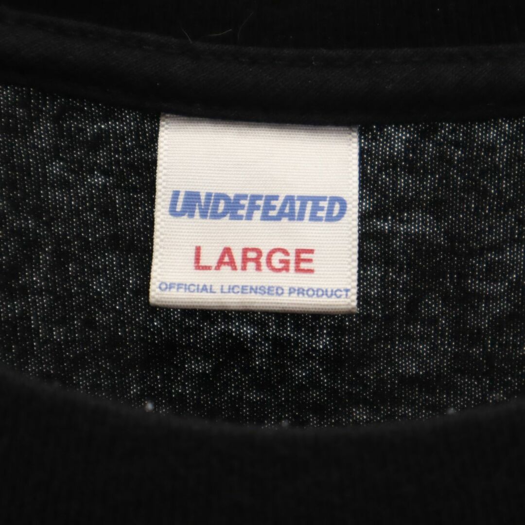 UNDEFEATED(アンディフィーテッド)のアンディフィーテッド USA製 半袖 Tシャツ L ブラック UNDEFEATED メンズ 古着 【240327】 メール便可 メンズのトップス(Tシャツ/カットソー(半袖/袖なし))の商品写真