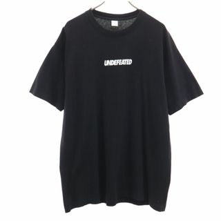 アンディフィーテッド USA製 半袖 Tシャツ L ブラック UNDEFEATED メンズ 古着 【240327】 メール便可