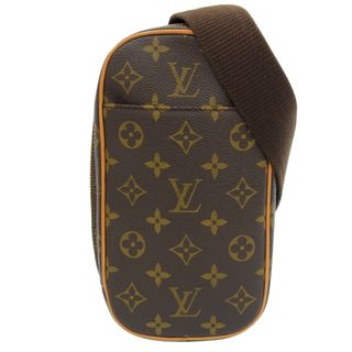 ルイヴィトン(LOUIS VUITTON)の【本物保証】 超美品 ルイヴィトン LOUIS VUITTON モノグラム ポシェット ガンジュ ウエストバッグ ボディバッグ M51870(ボディバッグ/ウエストポーチ)