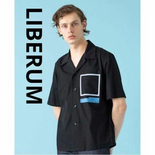 定価27500円　LIBERUM  キュプラストレッチ　オープンカラーシャツ美品