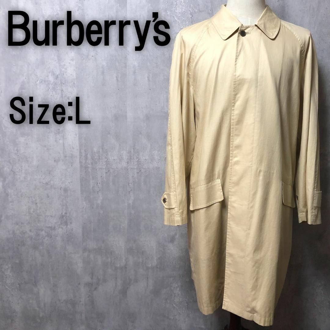 Burberrys バーバリー ステンカラーコート ベージュ ノバチェック メンズのジャケット/アウター(ステンカラーコート)の商品写真