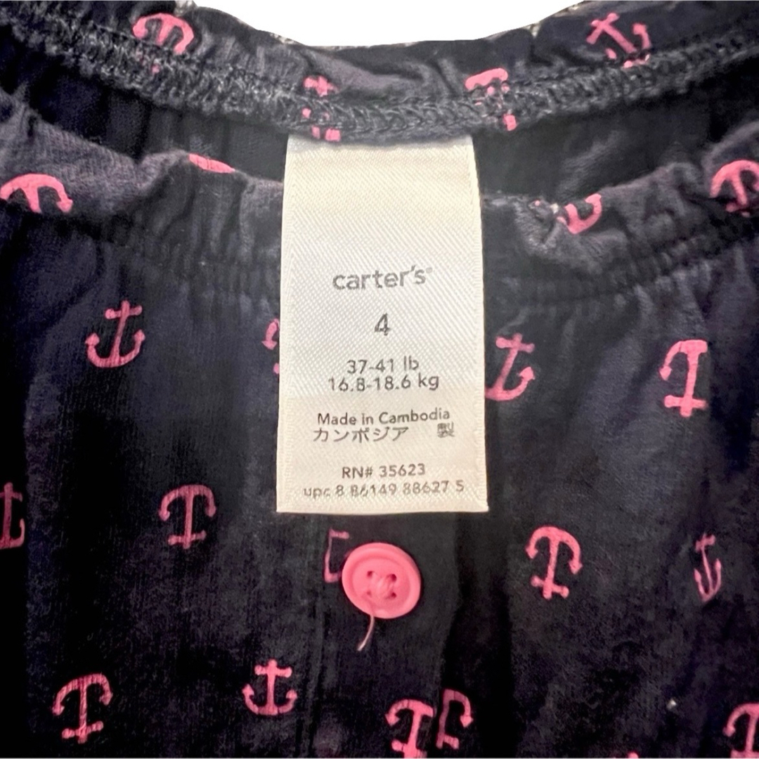 carter's(カーターズ)のCarter's ワンピース サイズ4 即日発送 キッズ/ベビー/マタニティのキッズ服女の子用(90cm~)(ワンピース)の商品写真