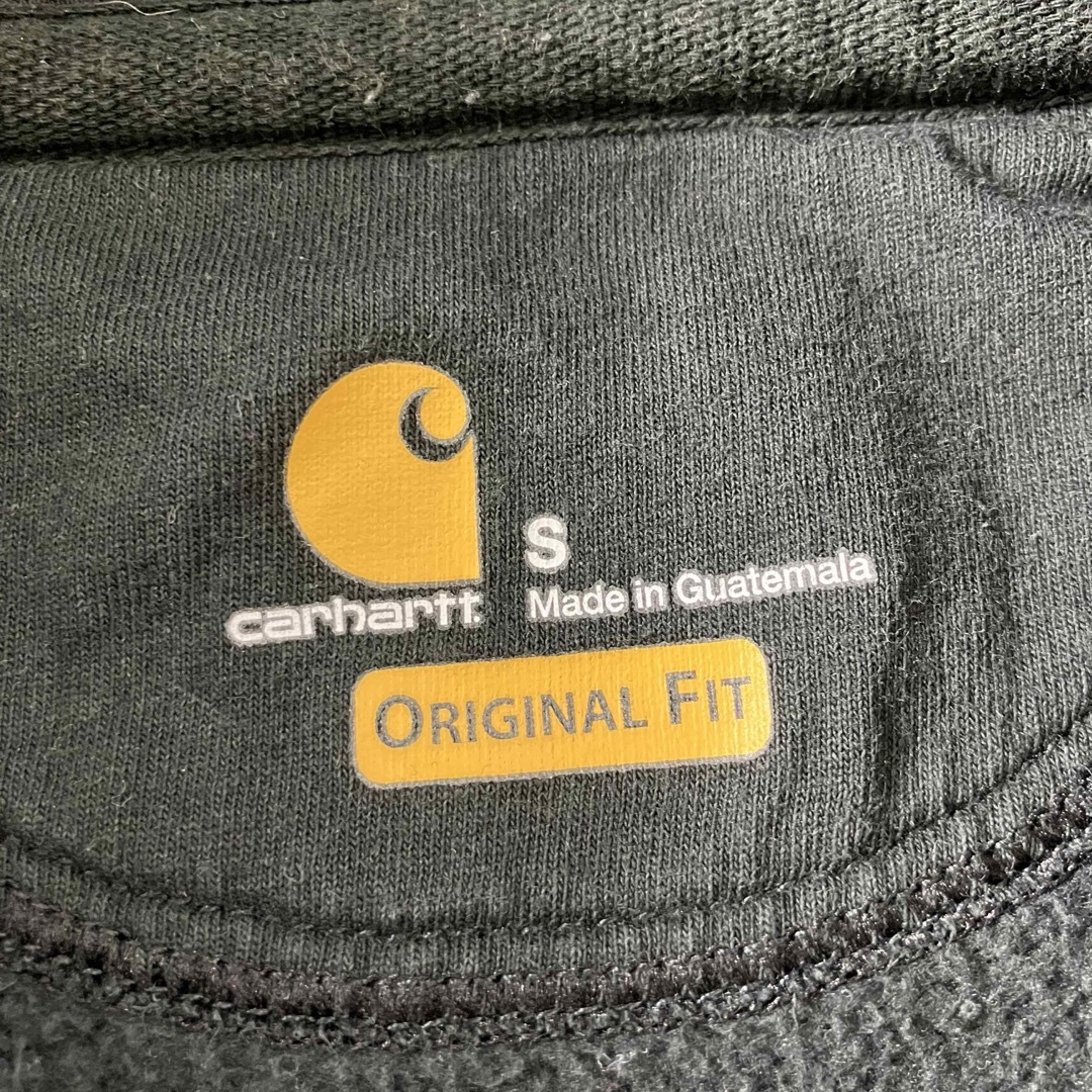 carhartt(カーハート)の【希少】カーハート ロゴタグ USサイズ  ハーフジップ プルオーバー パーカー メンズのトップス(パーカー)の商品写真