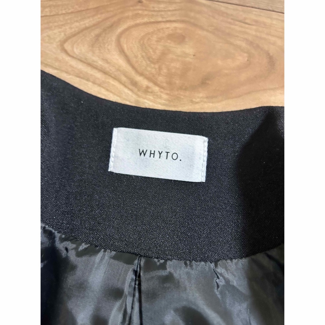 TODAYFUL(トゥデイフル)の「WHYTO. / ホワイト」NO COLLER JACKET  38 レディースのジャケット/アウター(ノーカラージャケット)の商品写真