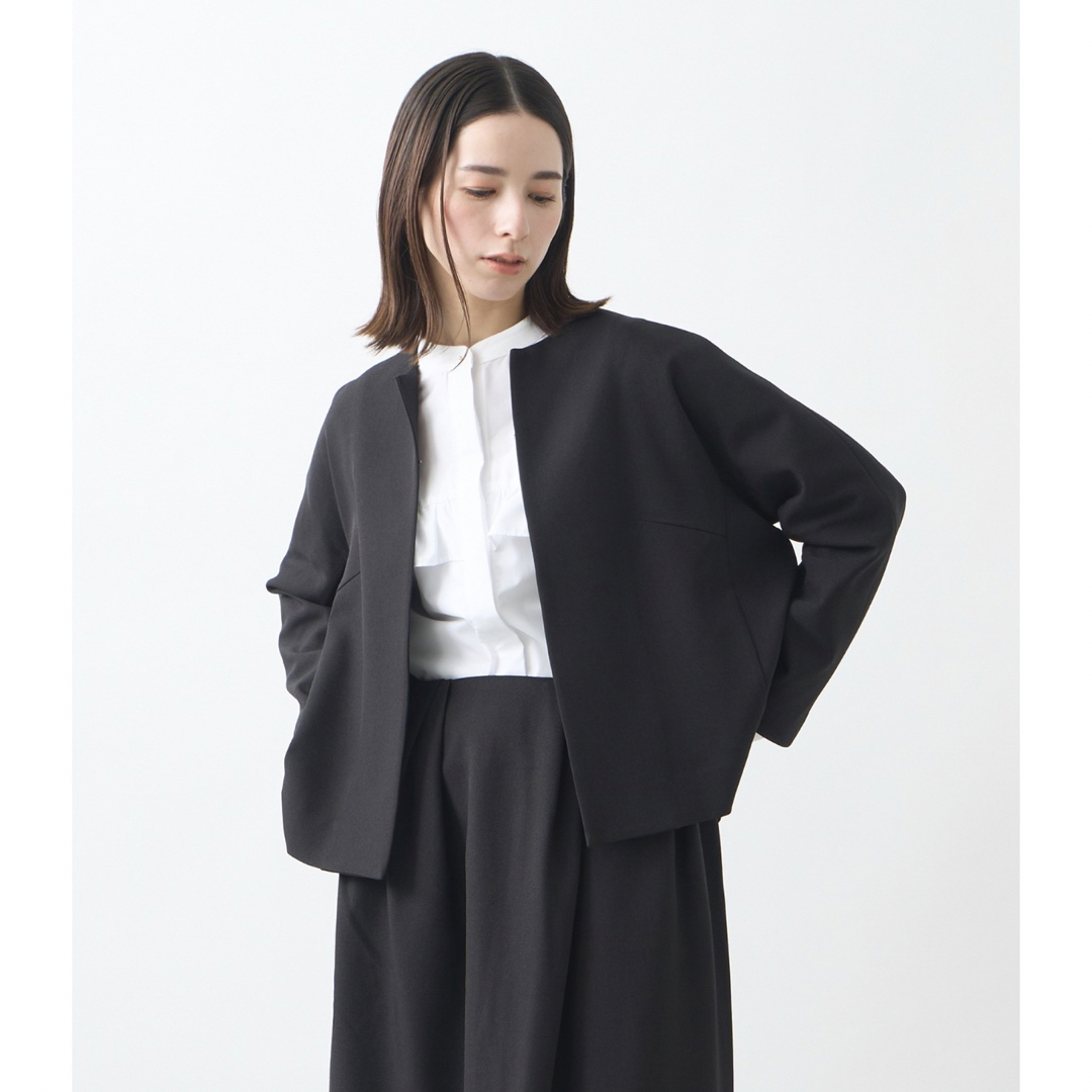 TODAYFUL(トゥデイフル)の「WHYTO. / ホワイト」NO COLLER JACKET  38 レディースのジャケット/アウター(ノーカラージャケット)の商品写真