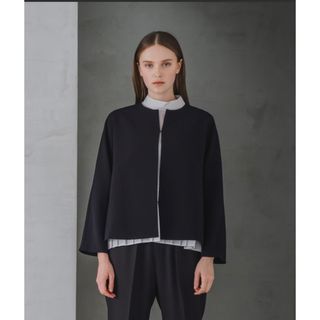 トゥデイフル(TODAYFUL)の「WHYTO. / ホワイト」NO COLLER JACKET  38(ノーカラージャケット)