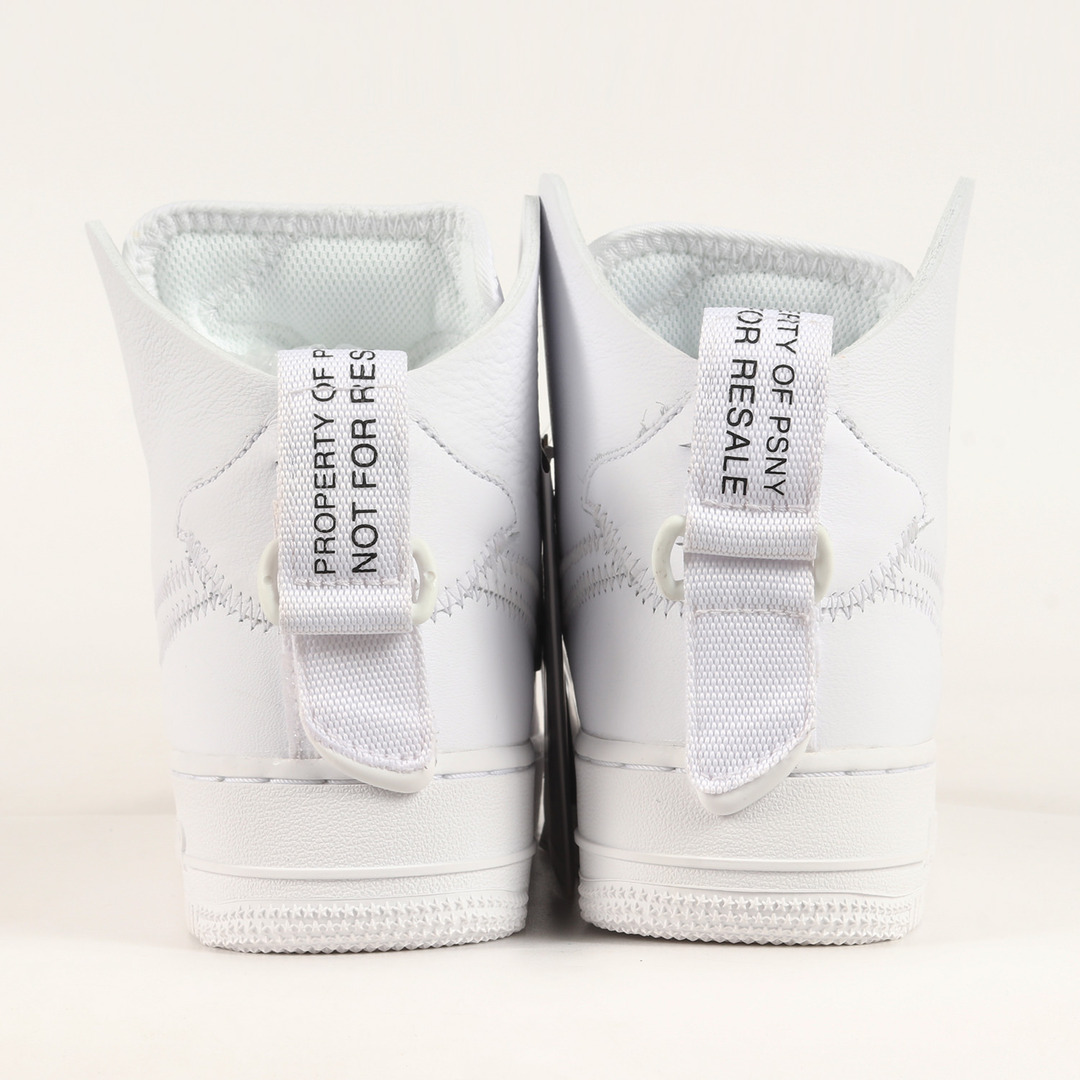 NIKE(ナイキ)の新品 NIKE ナイキ サイズ:25.5cm PUBLIC SCHOOL NEW YORK AIR FORCE 1 HIGH PSNY (AO9292-101) パブリックスクールニューヨーク エアフォース1 ハイ ホワイト 白 US7.5 ハイカット スニーカー シューズ 靴【メンズ】 メンズの靴/シューズ(スニーカー)の商品写真