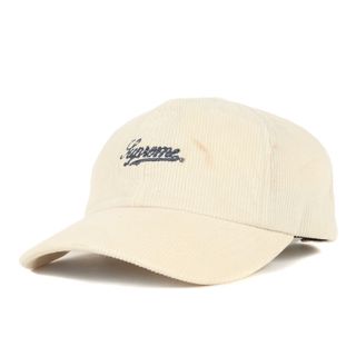 シュプリーム(Supreme)のSupreme シュプリーム キャップ サイズ:FREE 22AW Loro Piana スクリプトロゴ コーデュロイ 6パネルキャップ Script Corduroy 6-Panel ホワイト 白 ロロピアーナ コラボ 帽子【メンズ】【中古】(キャップ)