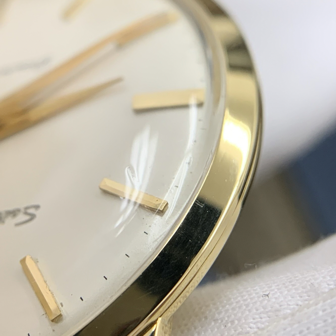 SEIKO(セイコー)のSEIKO ロードマーベル 手巻き K18 750 社外レザー  メンズの時計(腕時計(アナログ))の商品写真