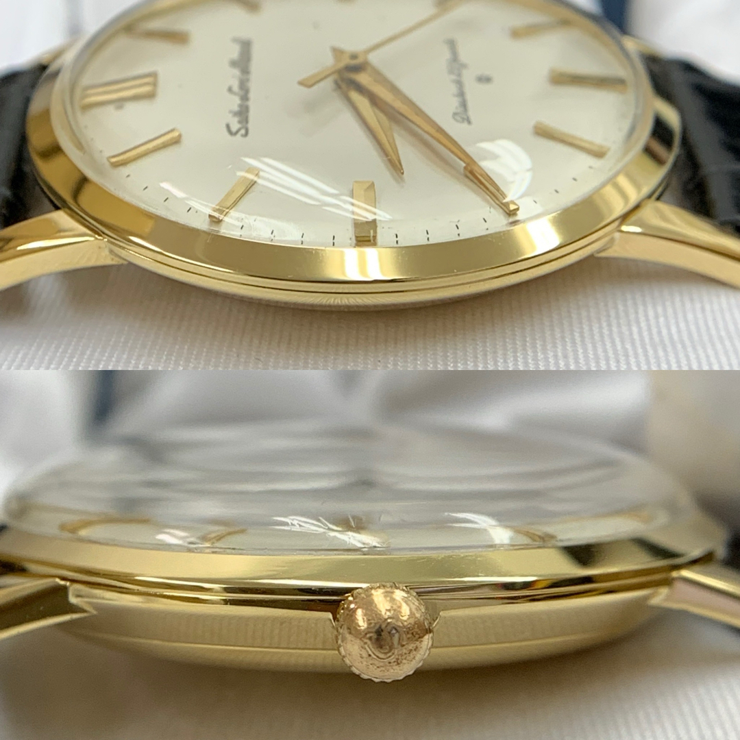 SEIKO(セイコー)のSEIKO ロードマーベル 手巻き K18 750 社外レザー  メンズの時計(腕時計(アナログ))の商品写真