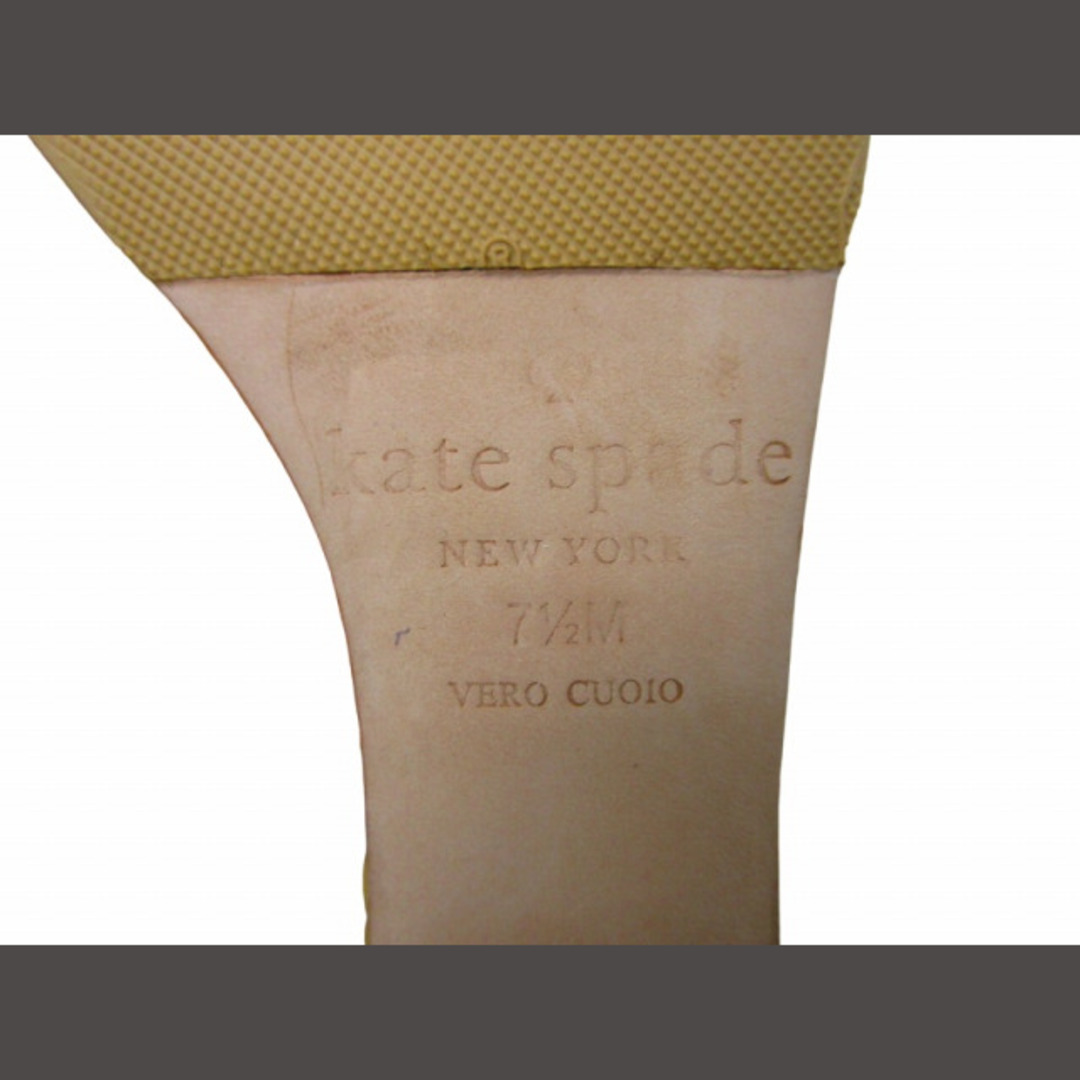 ケイトスペード KATE SPADE 白 編み込みソール サンダル IBO48 レディースの靴/シューズ(サンダル)の商品写真