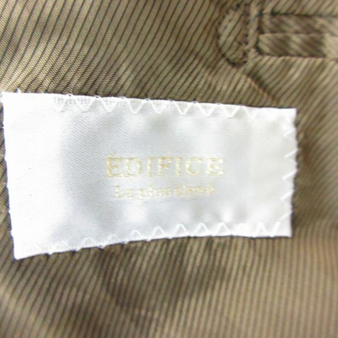 EDIFICE(エディフィス)のエディフィス EDIFICE ロロピアーナ地 チェック柄 テーラードジャケット  メンズのジャケット/アウター(テーラードジャケット)の商品写真