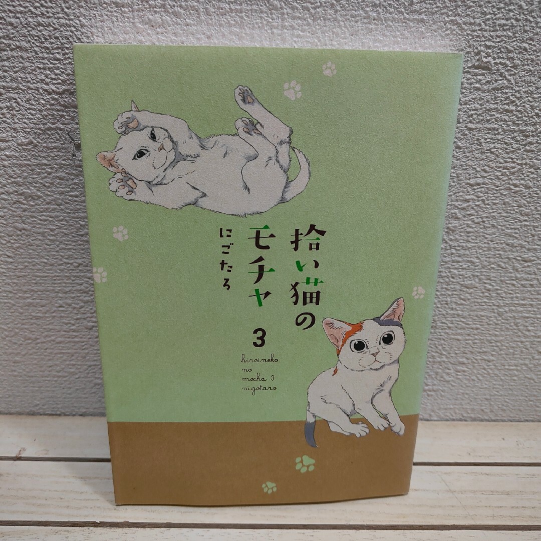 角川書店(カドカワショテン)の『 拾い猫のモチャ 3 』■ にごたろ / ネコ カラー 漫画 / 癒し エンタメ/ホビーの漫画(その他)の商品写真