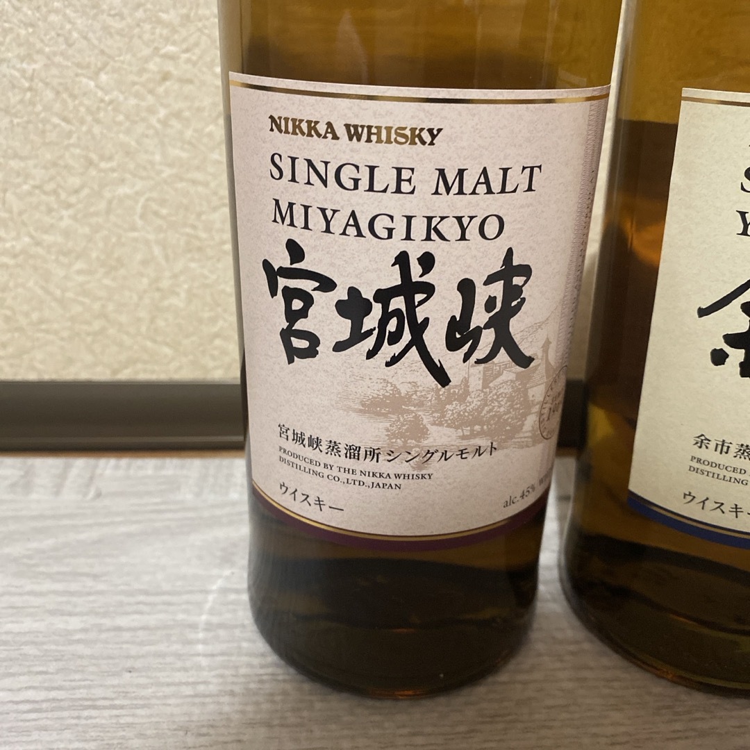 ニッカウヰスキー(ニッカウイスキー)のニッカ　余市＆宮城峡 食品/飲料/酒の酒(ウイスキー)の商品写真