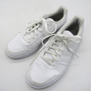 アディダス(adidas)のアディダス スニーカー ローカット ADIHOOPS B42096 靴 シューズ 白 レディース 23.5サイズ ホワイト adidas(スニーカー)