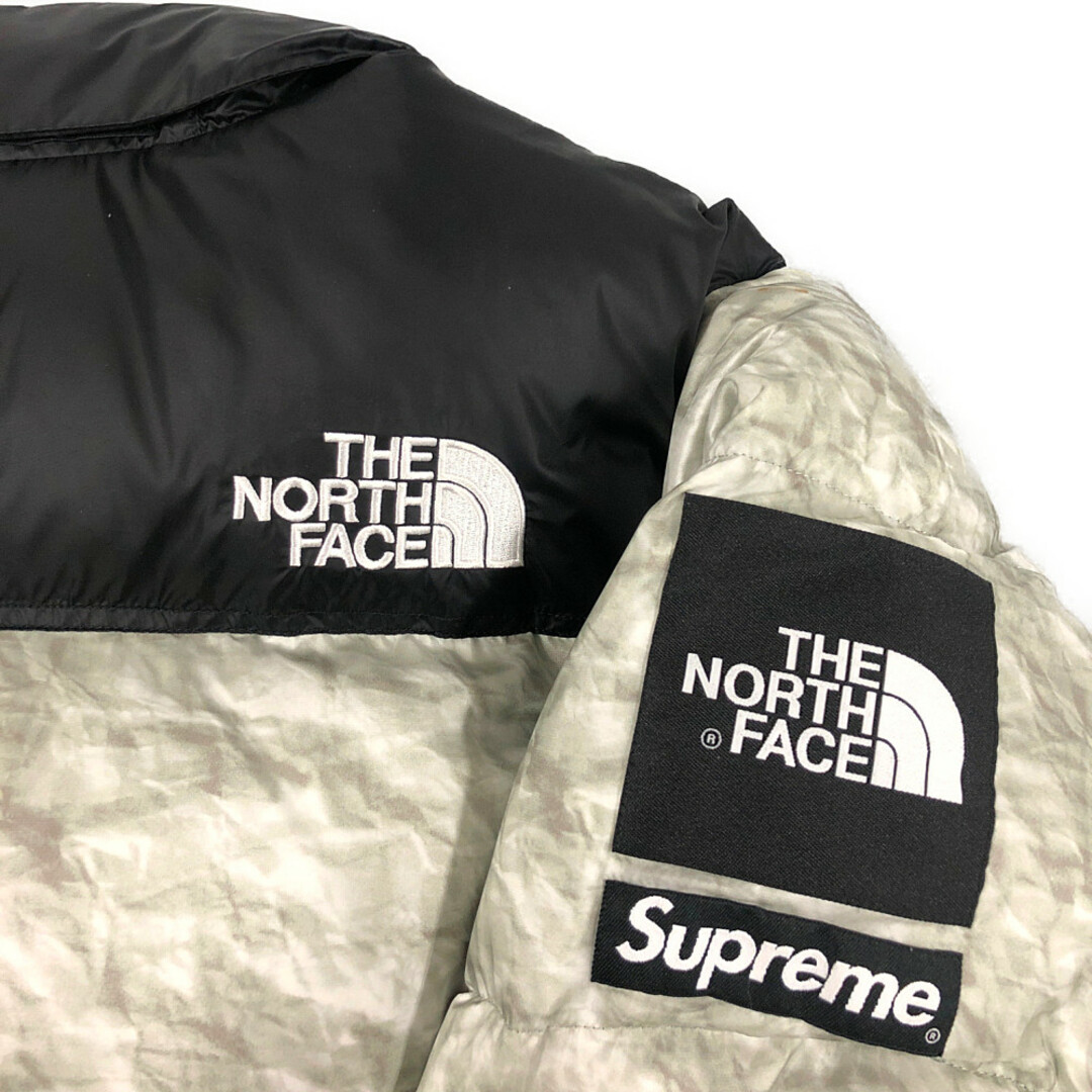 Supreme(シュプリーム)のSUPREME シュプリーム × THE NORTH FACE 19AW Paper Print Nuptse Jacket ペーパープリントヌプシ ダウンジャケット 正規品 / 33004 メンズのジャケット/アウター(ダウンジャケット)の商品写真