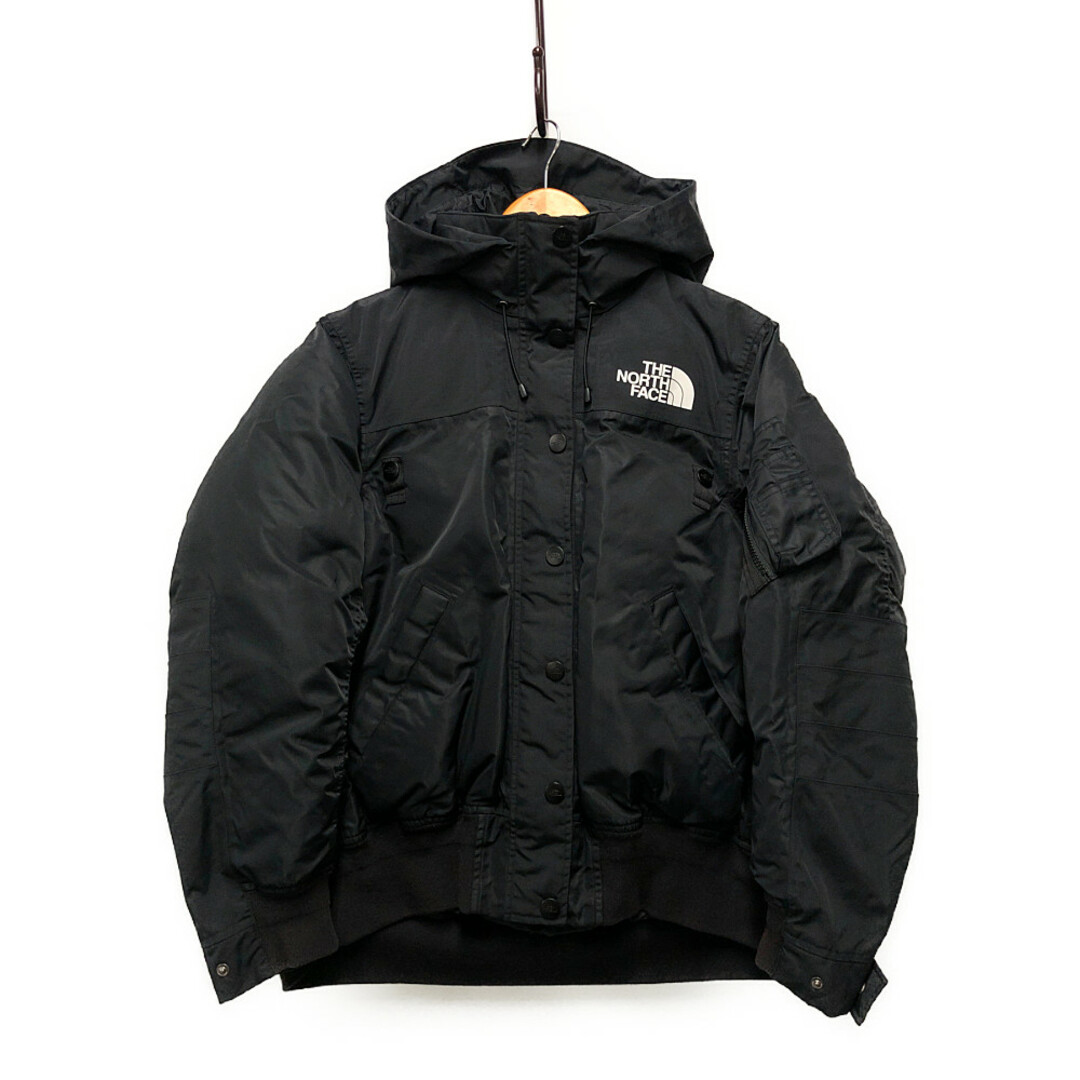 sacai(サカイ)のSACAI サカイ × THE NORTH FACE 品番 NDW971SA レディース ボンバージャケット ダウンジャケット ブラック サイズUS＝S 正規品 / 33107 レディースのジャケット/アウター(ダウンジャケット)の商品写真