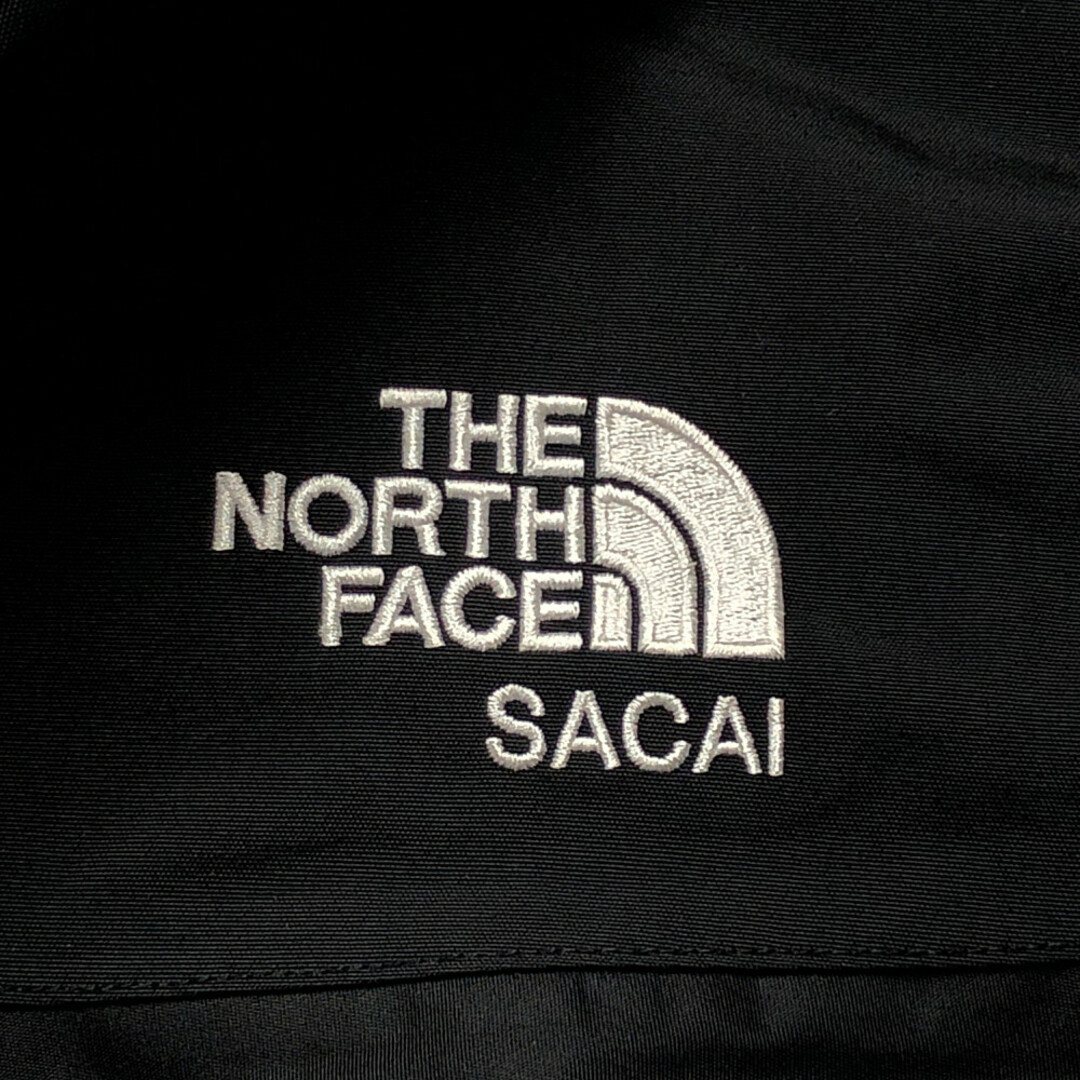 sacai(サカイ)のSACAI サカイ × THE NORTH FACE 品番 NDW971SA レディース ボンバージャケット ダウンジャケット ブラック サイズUS＝S 正規品 / 33107 レディースのジャケット/アウター(ダウンジャケット)の商品写真