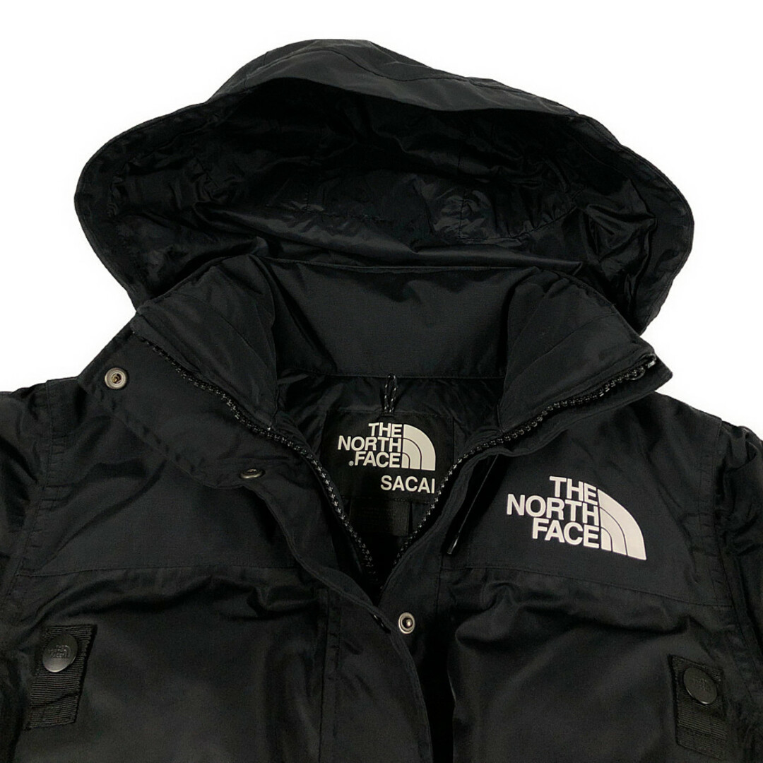 sacai(サカイ)のSACAI サカイ × THE NORTH FACE 品番 NDW971SA レディース ボンバージャケット ダウンジャケット ブラック サイズUS＝S 正規品 / 33107 レディースのジャケット/アウター(ダウンジャケット)の商品写真