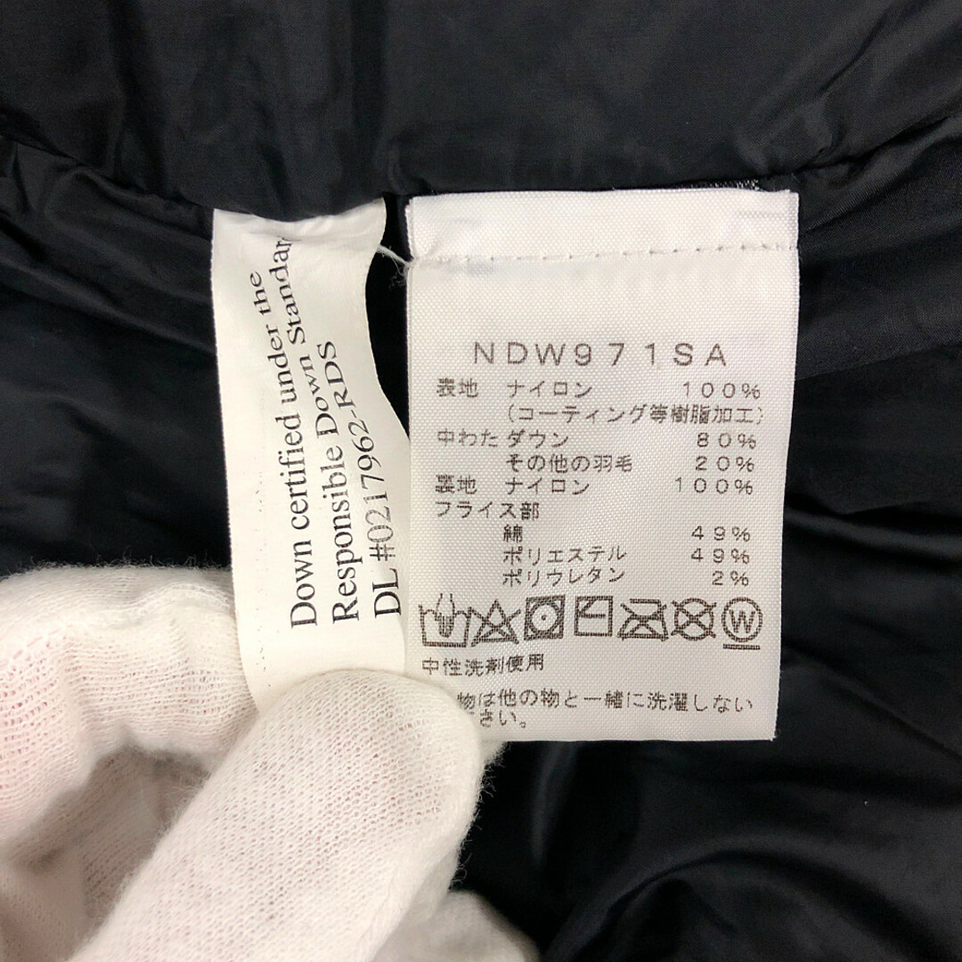 sacai(サカイ)のSACAI サカイ × THE NORTH FACE 品番 NDW971SA レディース ボンバージャケット ダウンジャケット ブラック サイズUS＝S 正規品 / 33107 レディースのジャケット/アウター(ダウンジャケット)の商品写真