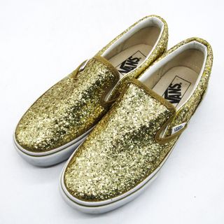 ヴァンズ(VANS)のバンズ スリッポン スニーカー シック V98THICK GLT 靴 シューズ レディース 22.5サイズ ゴールド VANS(スリッポン/モカシン)