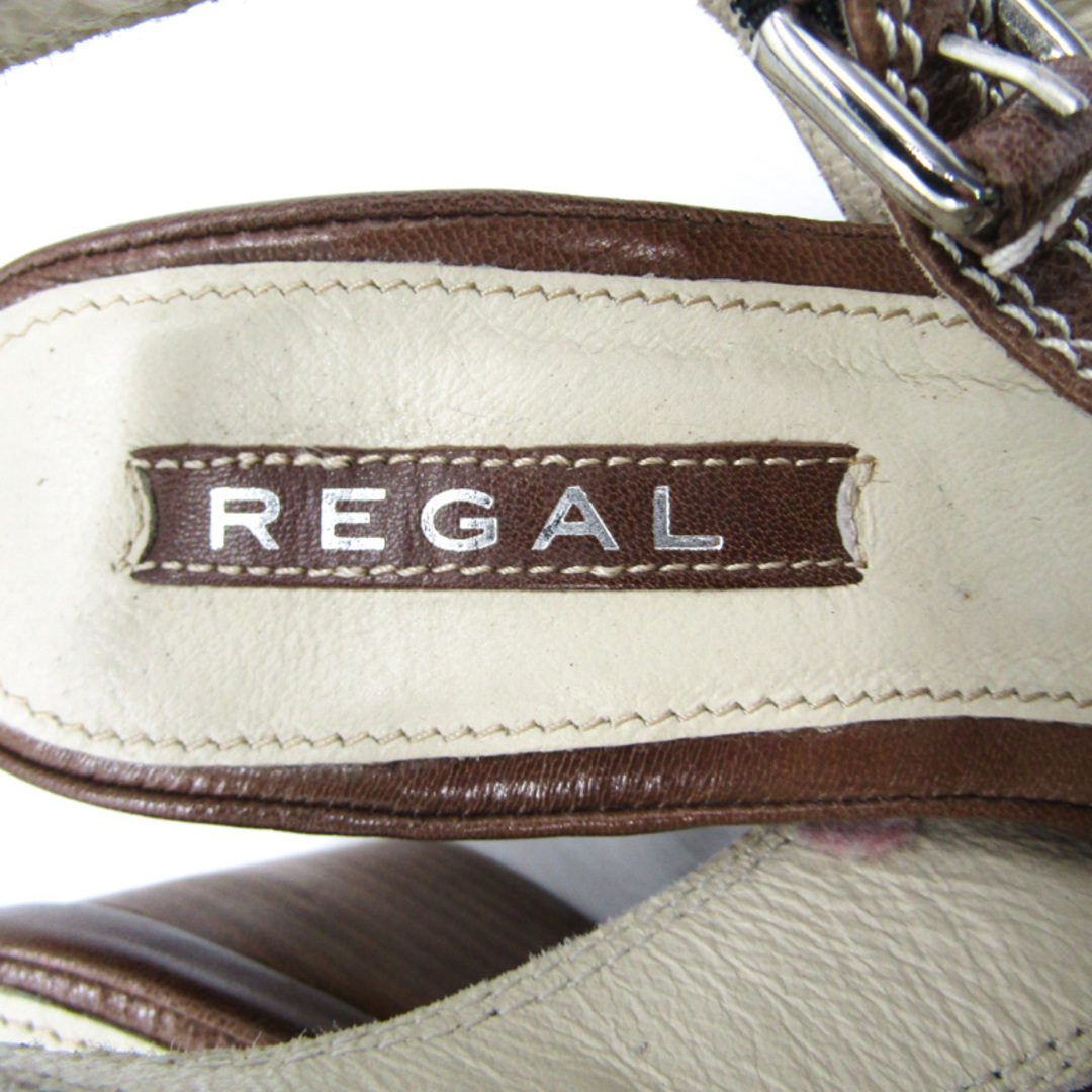 REGAL(リーガル)のリーガル サンダル ストラップ ウエッジソール ブランド 靴 シューズ レディース 23サイズ ブラウン REGAL レディースの靴/シューズ(サンダル)の商品写真