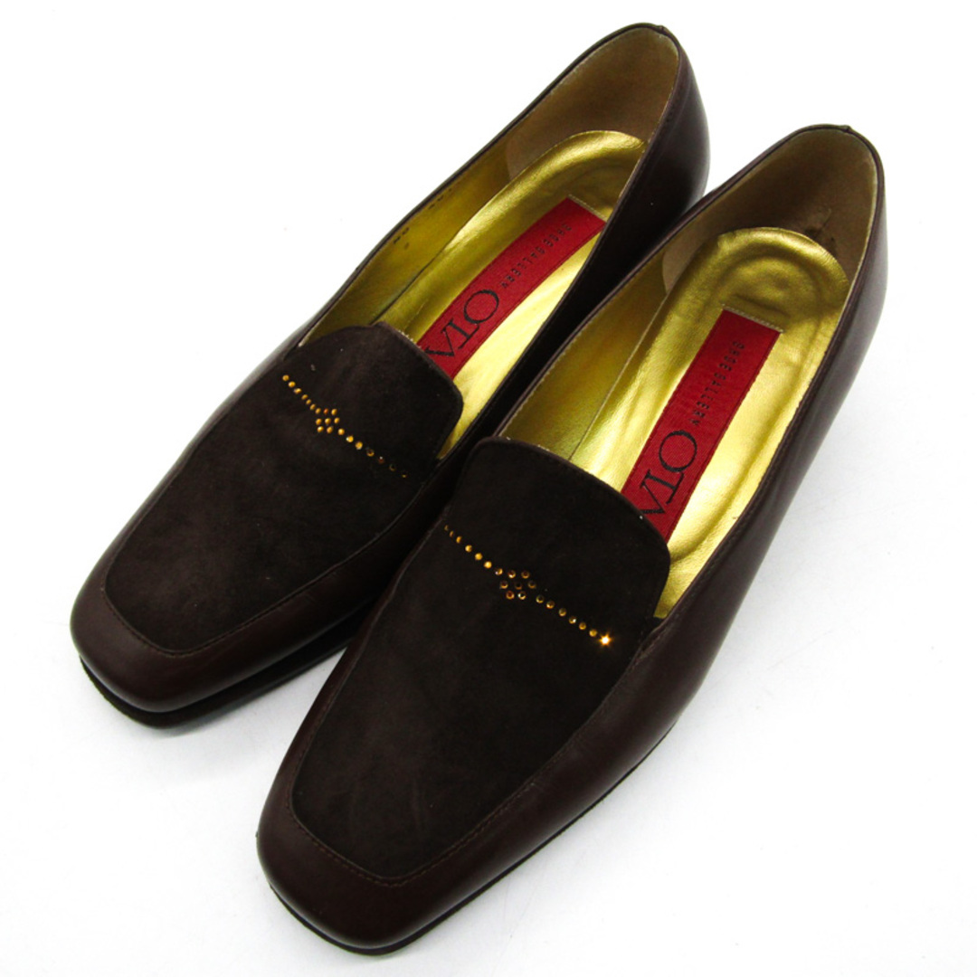 シューギャラリーオオタ ローファー ローファーパンプス ブランド 靴 シューズ レディース 36サイズ ブラウン SHOE GALLERY OTA レディースの靴/シューズ(ローファー/革靴)の商品写真