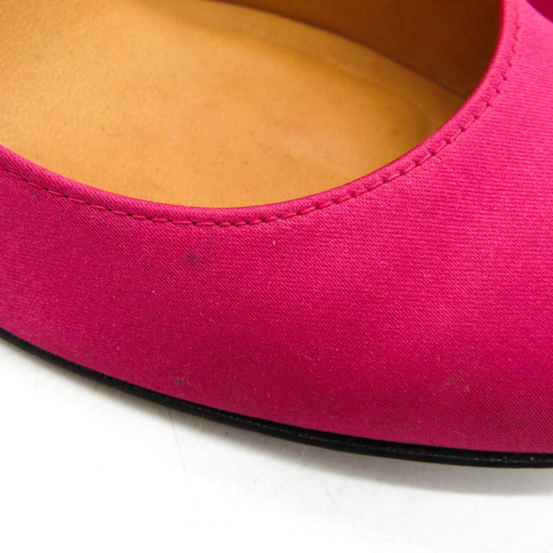 LANVIN en Bleu(ランバンオンブルー)のランバンオンブルー パンプス ラウンドトゥ ハイヒール ブランド 靴 シューズ レディース 23.5サイズ ピンク LANVIN en Bleu レディースの靴/シューズ(ハイヒール/パンプス)の商品写真