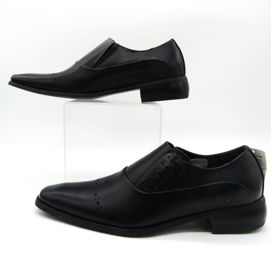 ネロコルサロ ドレスシューズ ビジネスシューズ 未使用 本革 レザー  ブランド 紳士靴 黒 メンズ 25サイズ ブラック NERO CORSARO メンズの靴/シューズ(ドレス/ビジネス)の商品写真