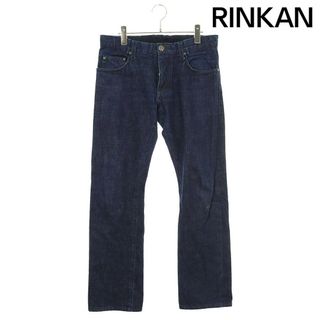 クロムハーツ  DNM PANTS CRS BTN INDIGO クロスボタンフライリジットデニムパンツ メンズ 32インチ