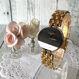 クリスチャンディオール(Christian Dior)の【希少】Christian Dior ディオール 腕時計 バギラ ゴールド(腕時計)