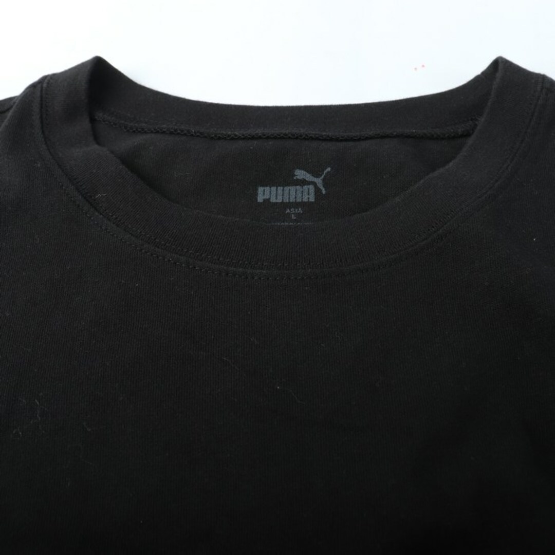 PUMA(プーマ)のプーマ 半袖Tシャツ トップス スポーツウエア カットソー レディース Lサイズ ブラック PUMA レディースのトップス(Tシャツ(半袖/袖なし))の商品写真