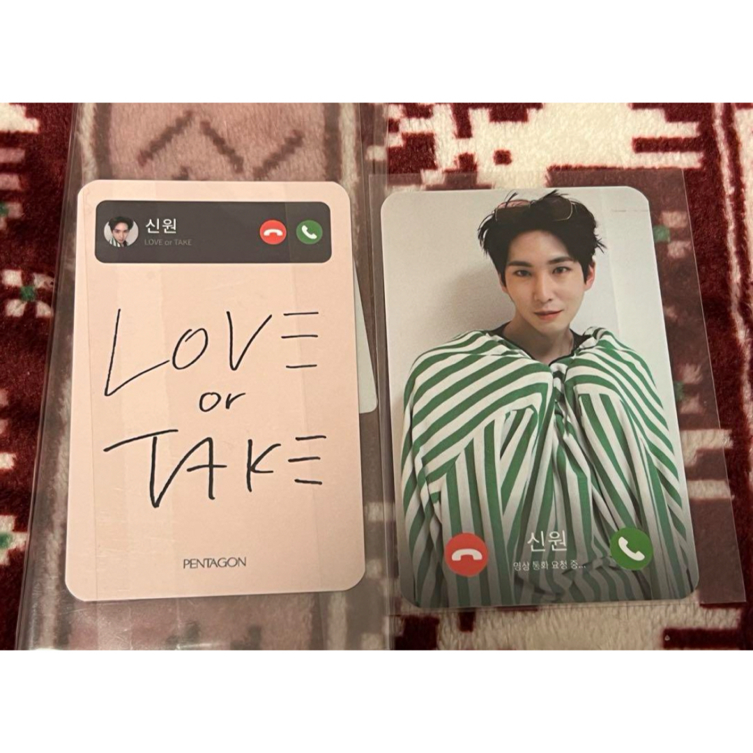 PENTAGON  LOVE OR TAKE トレカ エンタメ/ホビーのCD(K-POP/アジア)の商品写真