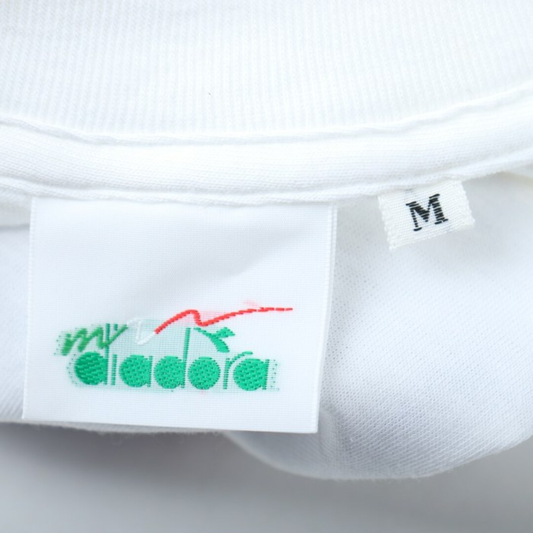 DIADORA(ディアドラ)のディアドラ 半袖Tシャツ トップス カットソー スポーツウエア サッカー メンズ Mサイズ ホワイト Diadora メンズのトップス(Tシャツ/カットソー(半袖/袖なし))の商品写真