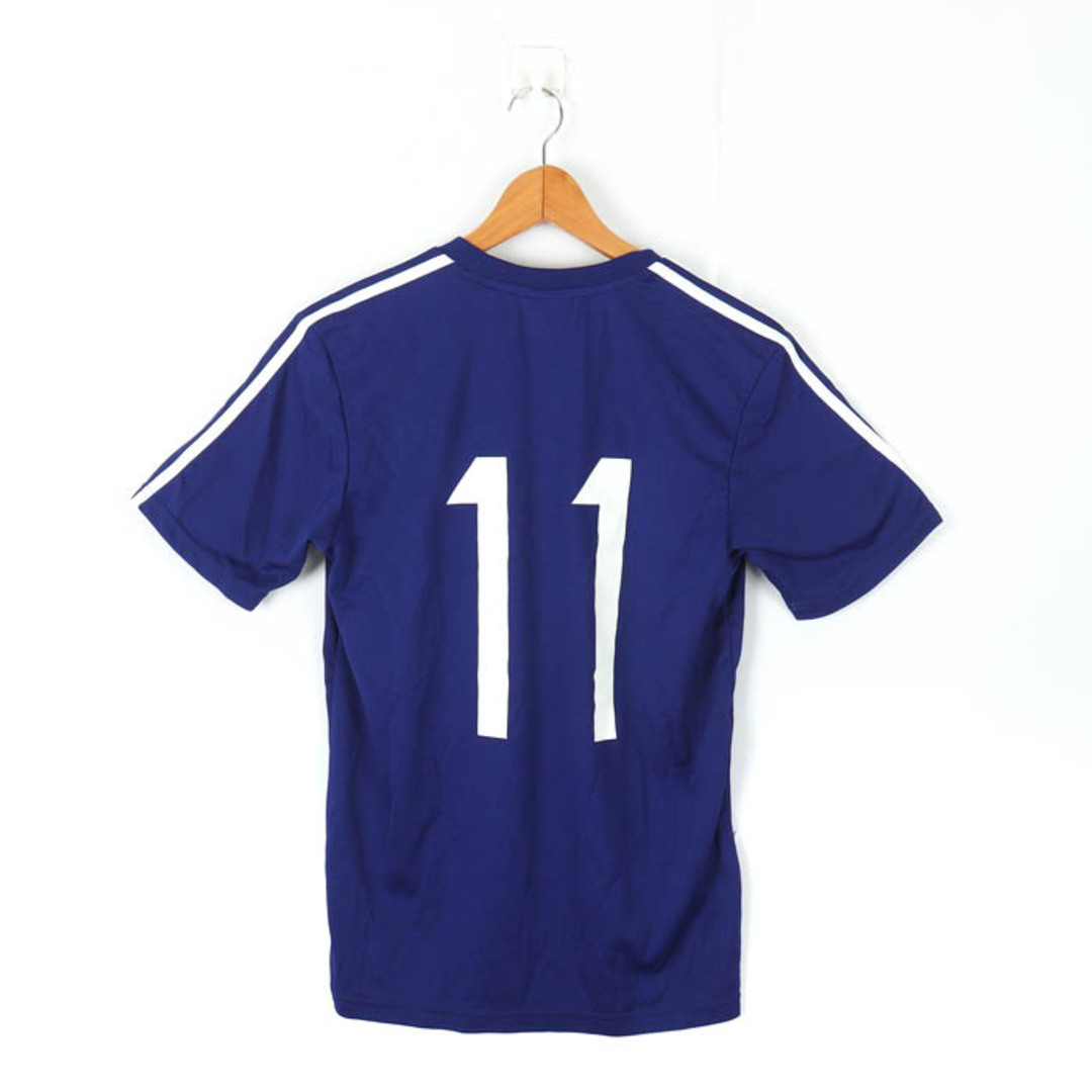 adidas(アディダス)のアディダス 半袖Tシャツ トップス 日本代表 JFA スポーツウエア サッカー ユニフォーム 11 メンズ Sサイズ ブルー adidas メンズのトップス(Tシャツ/カットソー(半袖/袖なし))の商品写真