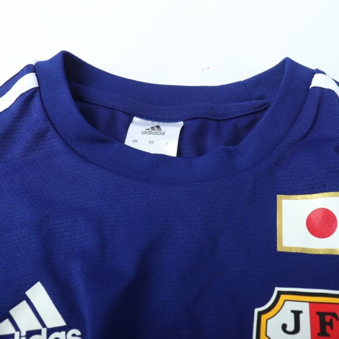 adidas(アディダス)のアディダス 半袖Tシャツ トップス 日本代表 JFA スポーツウエア サッカー ユニフォーム 11 メンズ Sサイズ ブルー adidas メンズのトップス(Tシャツ/カットソー(半袖/袖なし))の商品写真