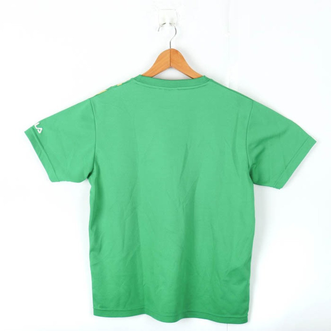 FILA(フィラ)のフィラ 半袖Tシャツ トップス カットソー スポーツウエア サッカー メンズ Mサイズ グリーン FILA メンズのトップス(Tシャツ/カットソー(半袖/袖なし))の商品写真