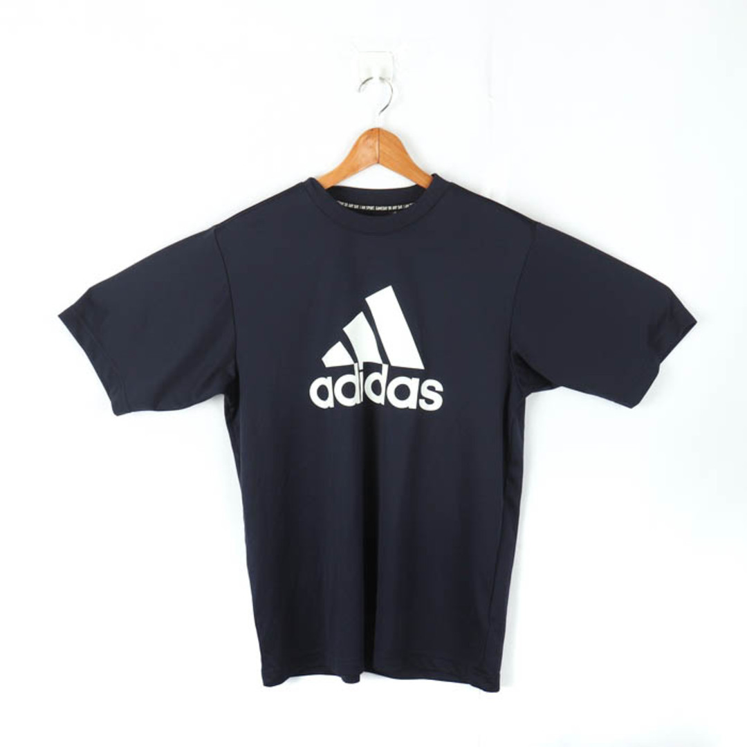 adidas(アディダス)のアディダス 半袖Tシャツ トップス カットソー スポーツウエア サッカー メンズ Lサイズ ネイビー adidas メンズのトップス(Tシャツ/カットソー(半袖/袖なし))の商品写真