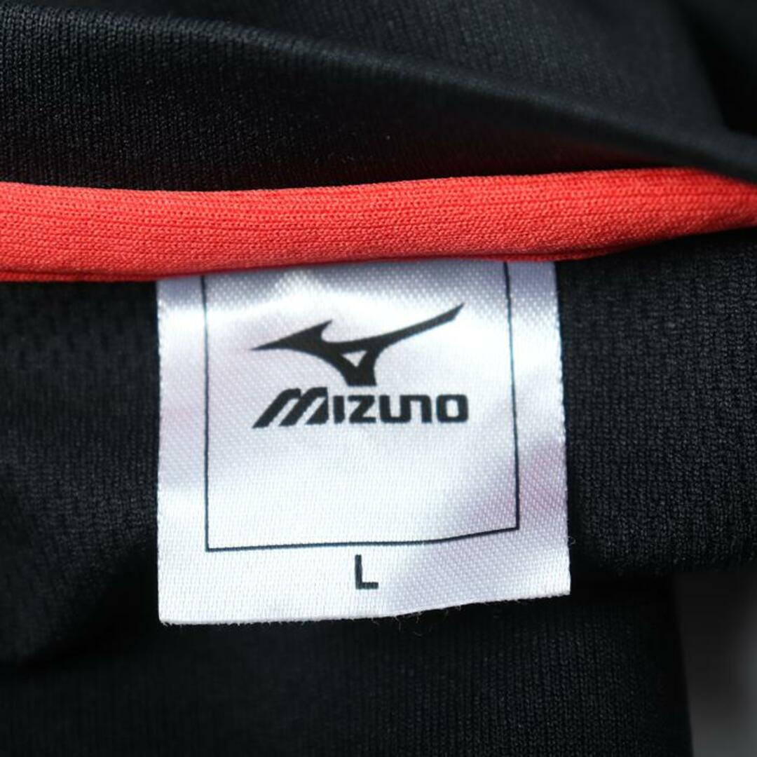 MIZUNO(ミズノ)のミズノ 半袖Tシャツ トップス カットソー スポーツウエア サッカー ランニング メンズ Lサイズ ブラック Mizuno メンズのトップス(Tシャツ/カットソー(半袖/袖なし))の商品写真