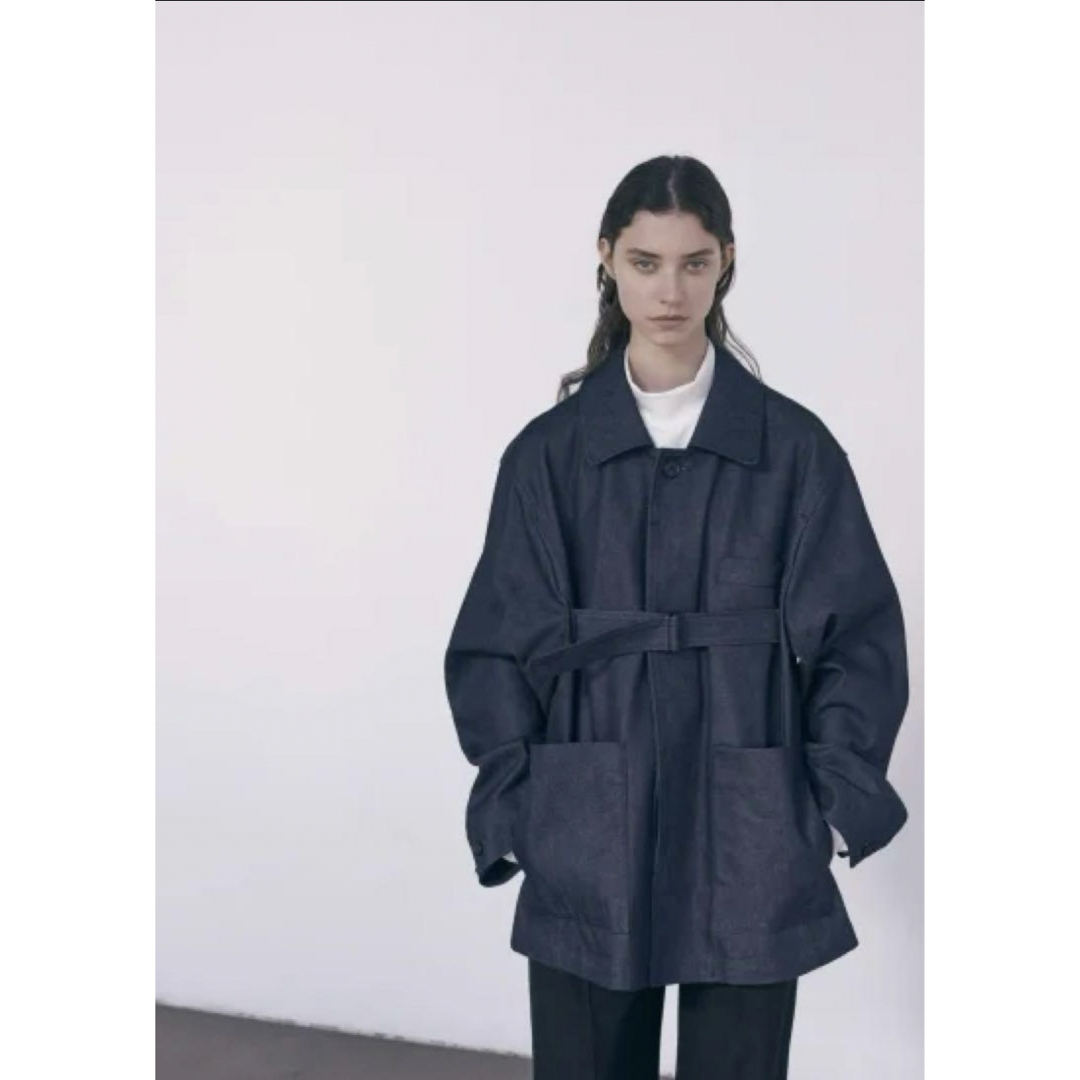 stein - stein OVERSIZED BELTED DENIM JACKETの通販 by stein - stein OVERSIZED BELTED DENIM JACKETの通販 by