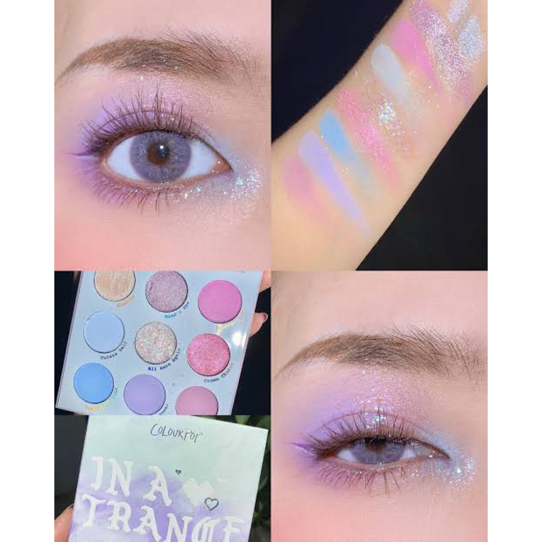 NYX(エヌワイエックス)のColorPop In a trance パステル　ピンク　パープル♡新品未使用 コスメ/美容のベースメイク/化粧品(アイシャドウ)の商品写真