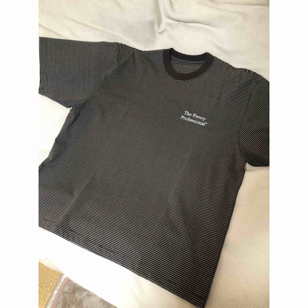 1LDK SELECT(ワンエルディーケーセレクト)のennoy S/S Border T-Shirt brown L メンズのトップス(Tシャツ/カットソー(半袖/袖なし))の商品写真