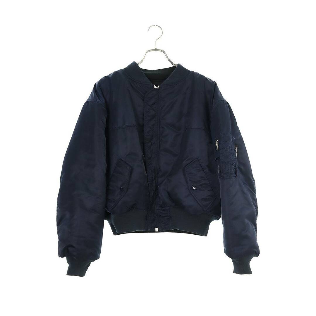 VETEMENTS(ヴェトモン)のヴェトモン  UE52JA160N ロゴワッペンリバーシブルMA-1ボンバーブルゾン メンズ XS メンズのジャケット/アウター(ブルゾン)の商品写真