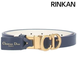 クリスチャンディオール(Christian Dior)のクリスチャンディオール  23-MA-0199 CDバックルレザーナローベルト レディース 70(ベルト)