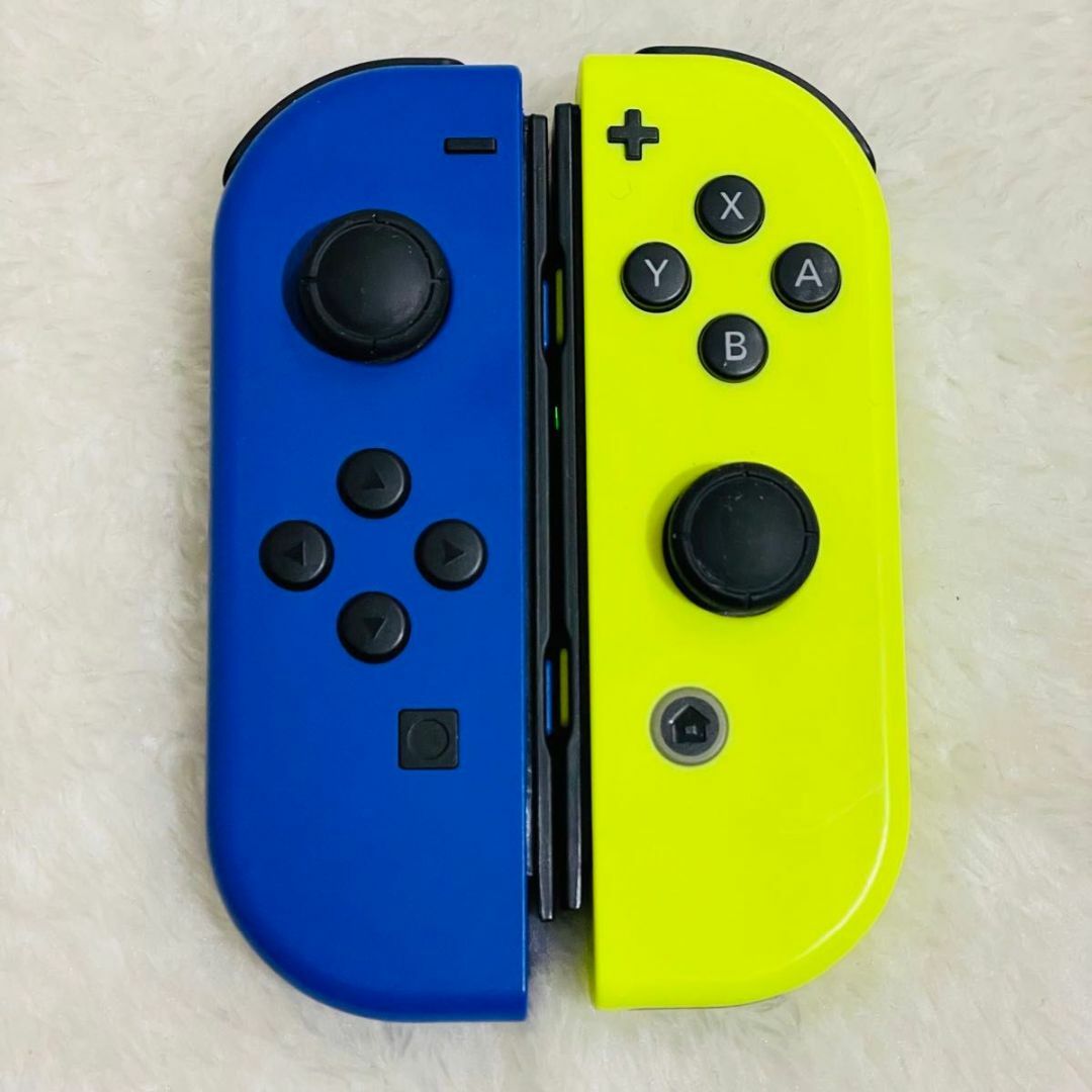 Nintendo Switch(ニンテンドースイッチ)のNintendo Switch Joy-con(L)ブルー(R)ネオンイエロー エンタメ/ホビーのゲームソフト/ゲーム機本体(家庭用ゲーム機本体)の商品写真