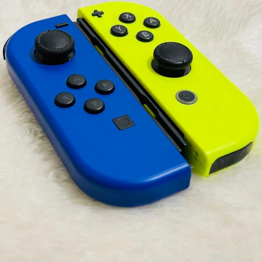 Nintendo Switch(ニンテンドースイッチ)のNintendo Switch Joy-con(L)ブルー(R)ネオンイエロー エンタメ/ホビーのゲームソフト/ゲーム機本体(家庭用ゲーム機本体)の商品写真