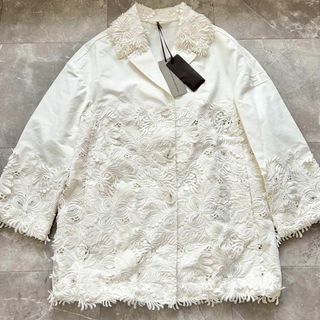 ERMANNO SCERVINO 高級 未使用 レース ジャケット 38