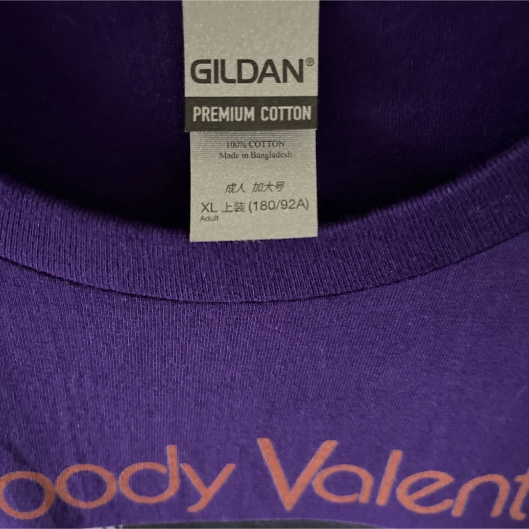 GILDAN(ギルタン)のmy bloody valentine  /XL size  /パープル メンズのトップス(Tシャツ/カットソー(半袖/袖なし))の商品写真