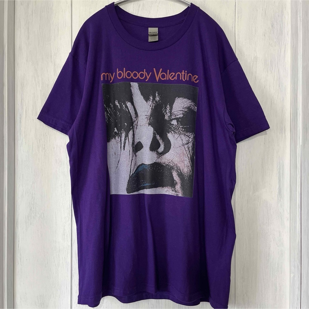 GILDAN(ギルタン)のmy bloody valentine  /XL size  /パープル メンズのトップス(Tシャツ/カットソー(半袖/袖なし))の商品写真