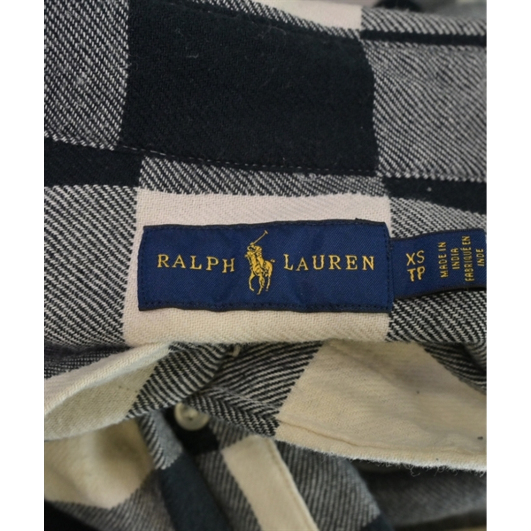Ralph Lauren(ラルフローレン)のRalph Lauren カジュアルシャツ XS 紺x白(チェック) 【古着】【中古】 メンズのトップス(シャツ)の商品写真